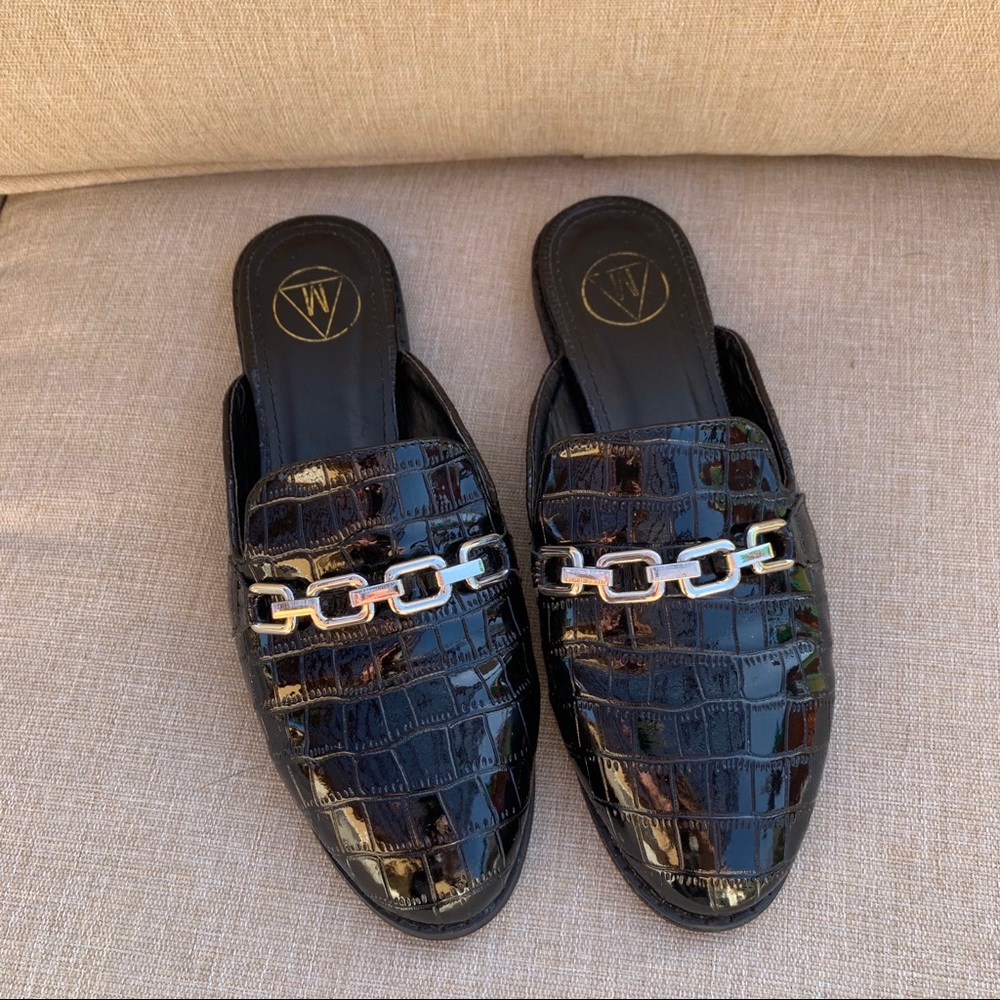 Missguided Black Loafers / Flats